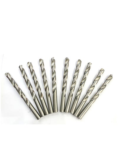 Buy HSS Drill Bits White Color 5.5 x 93mm, 4pc/bag in UAE