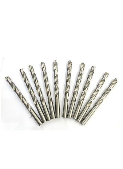 Buy HSS Drill Bits White Color 5.5 x 93mm, 4pc/bag in UAE