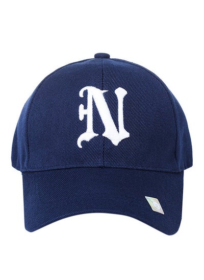 Buy Letter Embroidered Baseball Cap Blue in Saudi Arabia