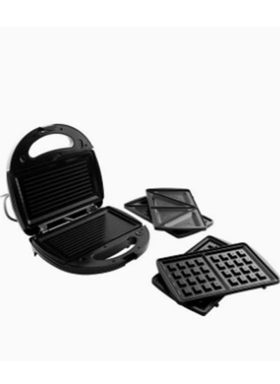 Buy 3-in-1 Functional Sandwich Maker (Grill, Toast, Waffle) in Egypt