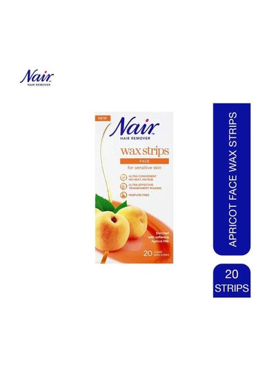 Buy Hair Remover Body Wax Strips Apricot 20 Pieces in UAE