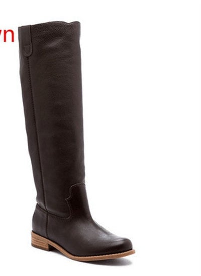 اشتري Thigh High Boots For Women Brown في السعودية