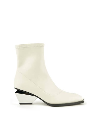 Buy Jacky Bootie, Women, White in UAE