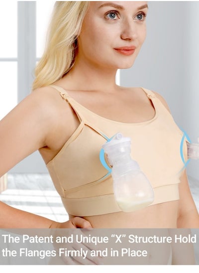 Buy Breast Pump Bra Hands Free Pumping and Nursing Bra for Most Breast Pumps in UAE