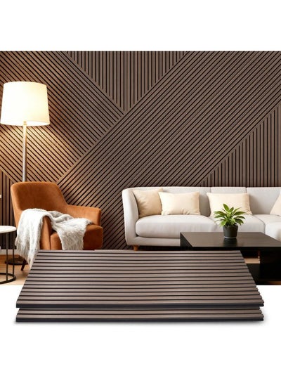 LARWORKS Acoustic Wood Slat Panels 2 Pack 47.6" x 23.6", Soundproof ...