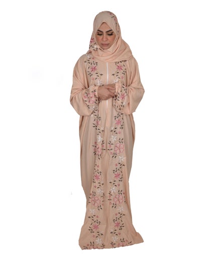 Buy Islamic Women Prayer Dress Spacious And Comfortable Excellent Material (Zipper) in Saudi Arabia