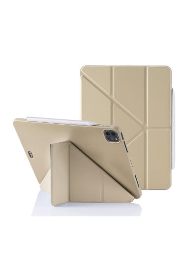 اشتري Compatible with iPad Pro 11 Inch Case 2022(4th Gen)/2021(3rd Gen)/2020(2nd Gen) Case, Smart Stand, Pencil Holder, Shockproof Slim Lightweight Leather Cover, Modern Abstract Design في مصر