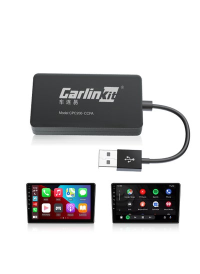 Buy CarlinKit CCPA Wireless CarPlay Dongle Wireless Android Auto adapter Mirror For Modify Android 4.4 Version or above Screen Car Ariplay Mirroring Dongle Youtube Netflix video GPS Map Siri Google WiFi in Saudi Arabia