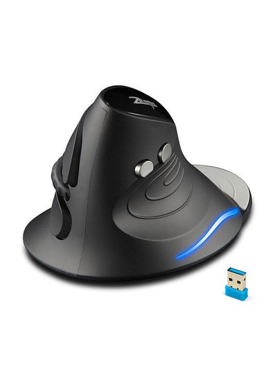 اشتري F-17 Vertical Mouse 2.4GHz Wireless Gaming Mouse 6 Keys Ergonomic Optical Mice with 3 Adjustable DPI for PC Laptop في الامارات