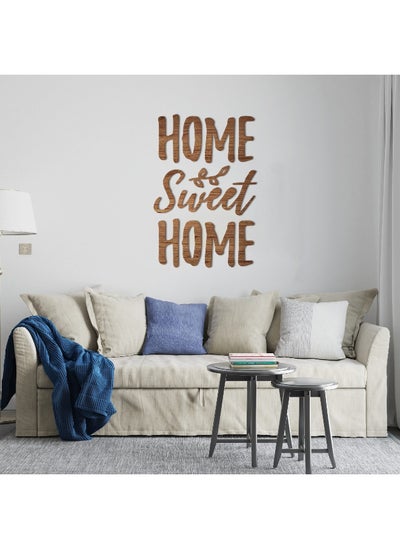 Buy Home Sweet Home Sign Wood Wall Art 80X60 in Egypt