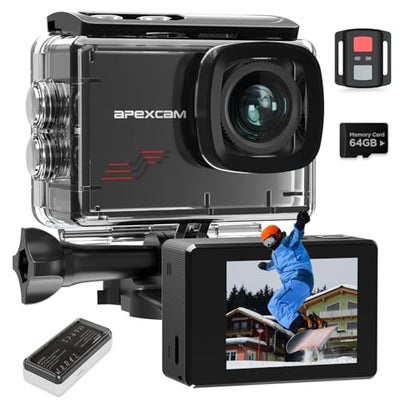 thumbnail image 2 of CamGo 4K Action Camera – 16MP WiFi Waterproof Cam With 170° Wide Angle & Remote 2 of 6