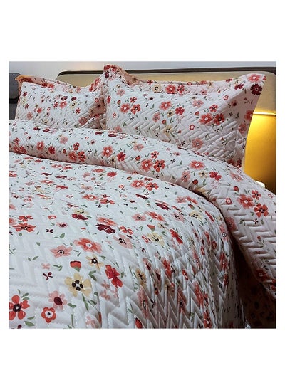 Buy Coverlet Set Cotton 3 pieces size 240 x 240 cm model 154 from Family Bed in Egypt