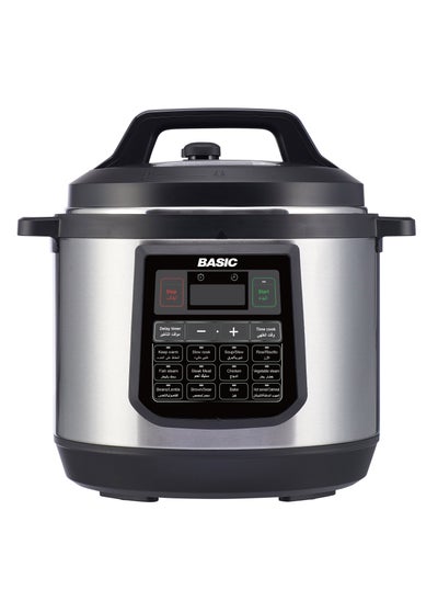 Buy Basic Pressure Cooker 8 liters 20 programs 1200 watts | BPC-8L20P in Saudi Arabia