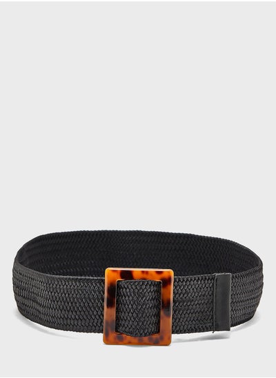 Buy Woven None Allocated Hole Belt in UAE