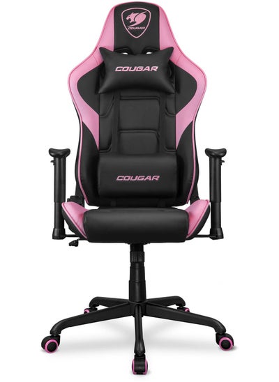 Buy COUGAR Armor Elite Eva Gaming Chair, Premium PVC Leather, 2D Adjustable Armrest, Piston Lift Height Adjustment, Class 4 Gas Lift Cylinder, 160º Reclining, Up to 120 Kg Max Load, Eva | 3MELIPNB.0001 in UAE