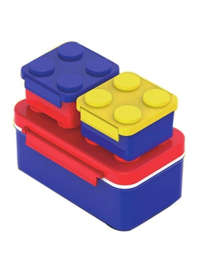 Buy Bento Boxes - Set of 3 Bento Lunch Box For Kids Childrens Leak 1300ML-Proof for On-the-Go Meal, BPA-Free and Food-Safe Materials in Saudi Arabia