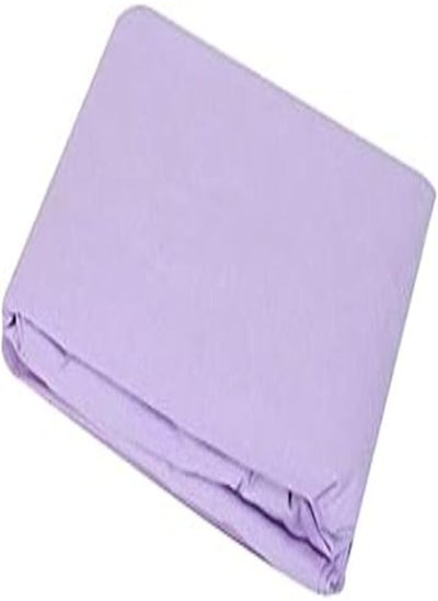 اشتري Elastic Cotton Bed Sheet Size 90cm - Mauve في مصر