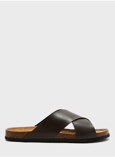 Buy Dawson Cross Strap Sandals in UAE