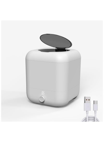 Buy Mini washing machine, portable washing machine with washing and sterilizing, rechargeable use lingerie washing machine, suitable for camping, apartment, dorm, personal clothes washing in UAE