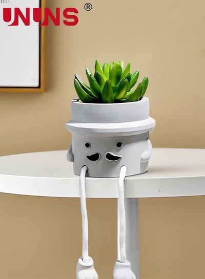 Buy Artificial Plant With Pot,Faux Succulent Desk Decor,Fake Plants Wall Decor For Gift,Bathroom Shelf Artificialplant Decoration,Home Office Shelf Decor in UAE