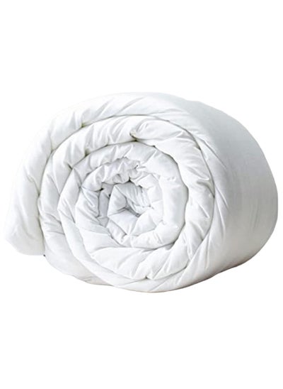 اشتري Duvet Comforter Cotton White 160x220cm في الامارات