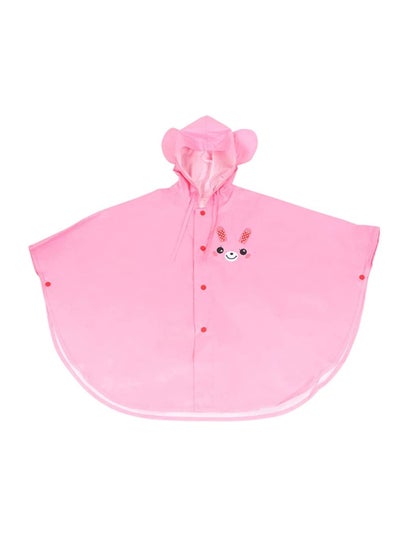 Buy Kids Rain Poncho Hooded Boy Girl Cartoon Raincoat in Saudi Arabia