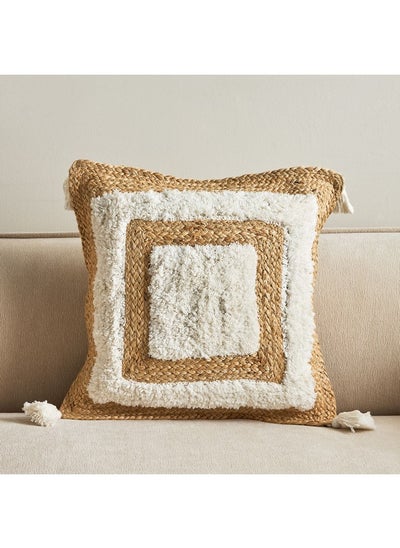 اشتري Eco Midtown Handmade Jute Filled Cushion 50 x 50 cm في الامارات