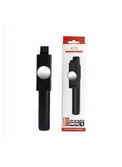 Buy K10 SELFIE STICK, Integrated Live Broadcast Stand, Mobile Phone Horizontal And Vertical Shooting Bluetooth Selfie Stick in UAE