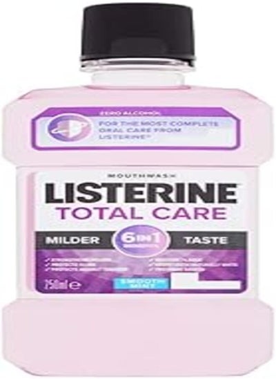 Buy Listerine 250 ml Smooth Mint Total Care Zero Mouthwash in Egypt