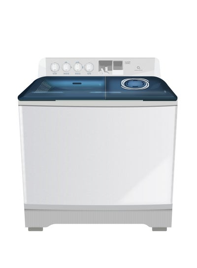 Buy O2 Twin Tub Semi Automatic Washing Machine With Vertical Axis, Washer and Dryer Compact Machine 10kg OT100WM1, 2 Years Warranty in Saudi Arabia