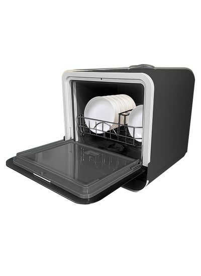 Buy Countertop Dishwasher, Full-Automatic Dishwasher, 4 Programs, for 4-6 Sets of Dishes T3 Black in Saudi Arabia