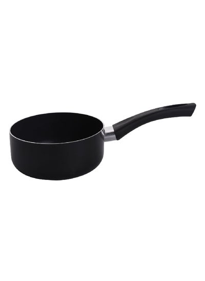 Buy Durable Non-Stick Aluminium Sauce Pan Black 16 cm HSP-01-B in Saudi Arabia