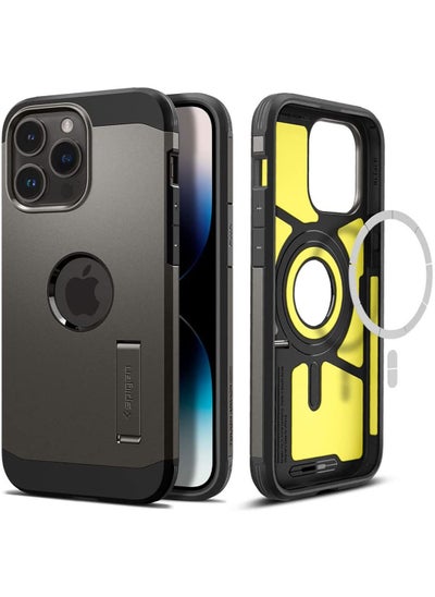 Buy Tough Armor MagFit iPhone 14 Pro Max Case Cover (2022) with MagSafe - Gunmetal in UAE