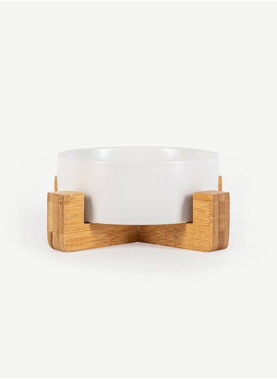 Buy Brinles Ceramic Bowl with Stand-White in UAE