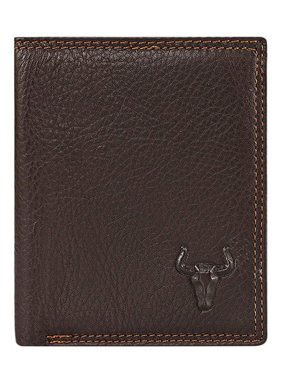 Buy Stitch Detailed Wallet Brown in UAE