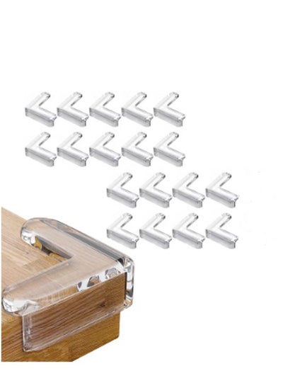 Buy 18 Pack Corner Guards Furniture Edge Safety Bumpers Baby Proof Bumper to Cover Sharp Furniture and Table Edges in Saudi Arabia