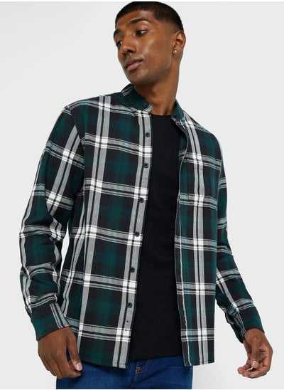 Buy Checkered Long Sleeve Shirt in UAE