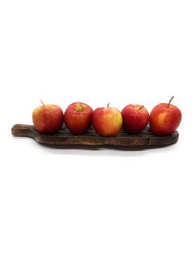 Buy Wooden Leaf Serving Tray Decorative Hand Carving Table Centrepiece Home Gifts Jewellery Tray Bamboo for Serving Snacks Fruits Appetizers Desserts for breakfast lunch brunch cookie for home decor in UAE