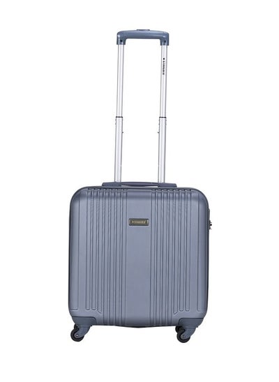 Buy Single Hardside Spinner 4 Wheels Cabin Trolley Luggage With Number Lock 16 Inches Pale Blue in UAE