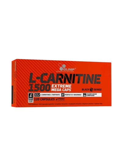 اشتري L Carnitine 1500 Extreme Mega Caps 120 Capsules في الامارات