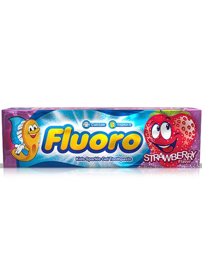 Buy Fluoro Eva Strawberry Toothpaste 50 g in Egypt