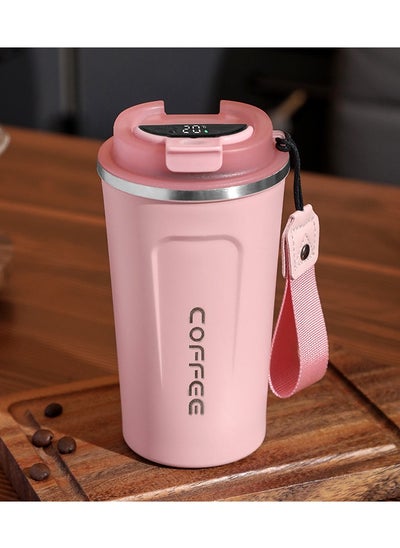 Buy Intelligent Digital Display 510ml 304 Stainless Steel Coffee Cup Thermal Mug Office Termal Cafe  Travel Insulated Bottle in Saudi Arabia