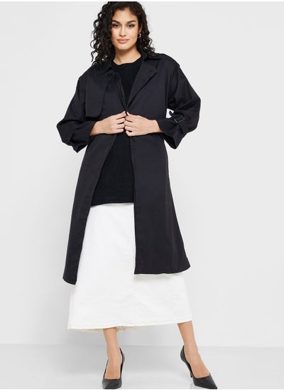 اشتري Longline Classic Trench Coat في الامارات