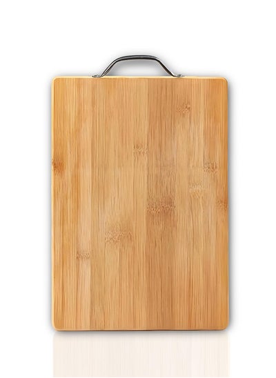 اشتري Wooden Chopping Board Bamboo Cutting Board 34x24x1.8cm في الامارات