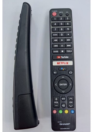 Replacement Remote Control for Sharp AQUOS Smart LCD LED TV with   Netflix GB326WJSA GB346WJSA