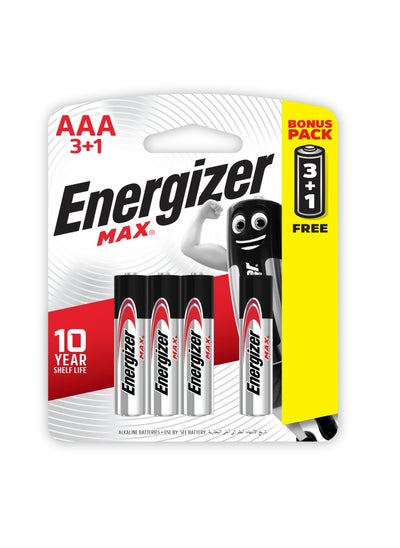 اشتري Energizer Max Promo Pack AAA Battery, (Pack of 3) في الامارات