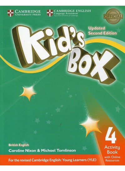 Buy Kid's Box Level 4 Activity Book with Online Resources British English in UAE