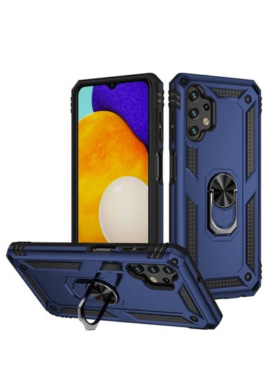 Buy Shockproof Protective Phone Case with Car Mount Ring Kickstand for Samsung Galaxy A13 4G in Saudi Arabia