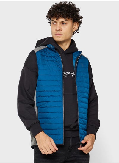 Buy Zip Through Quilted Gilet in UAE