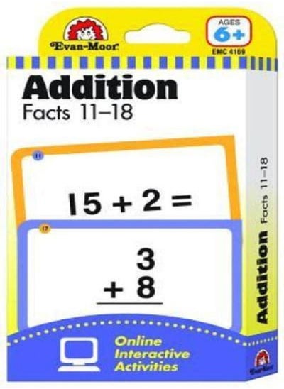 اشتري Flashcards: Addition Facts 11-18 في مصر